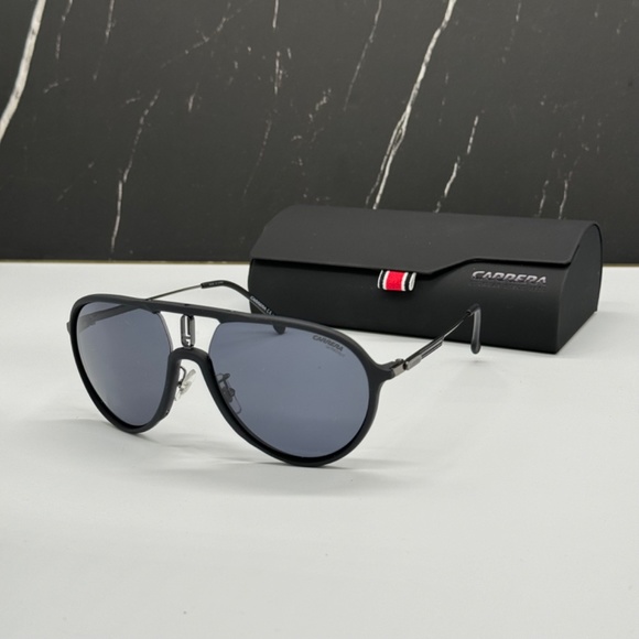 NEW CARRERA 1026/S 0003/IR UNISEX SUNGLASSES CARRERA 1026/S BLACK ROUND EYEWEAR - Picture 4 of 9